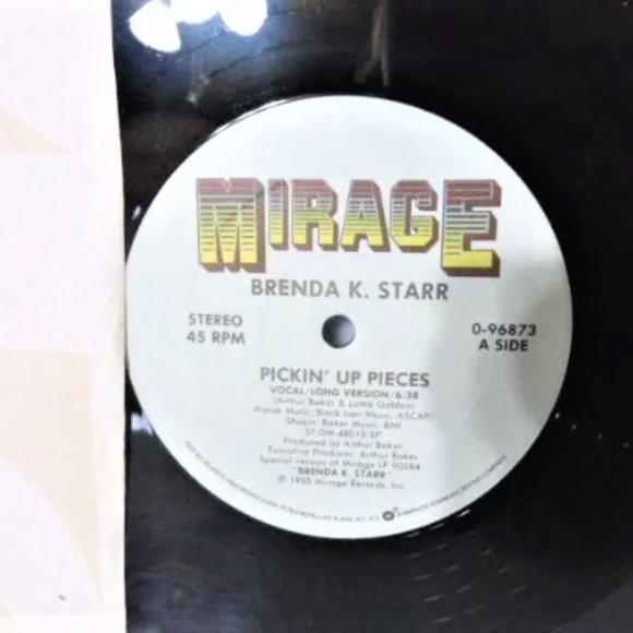 12" 1985 Brenda Starr PICKIN' up PIECES Lp Record  Mirage #096873 DJ Mix Record - Picture 2 of 12